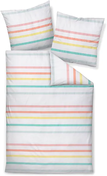 Janine Janine Mako-Satin Bettwäsche J. D. 87101 multicolor Größe:  240x220 günstig online kaufen