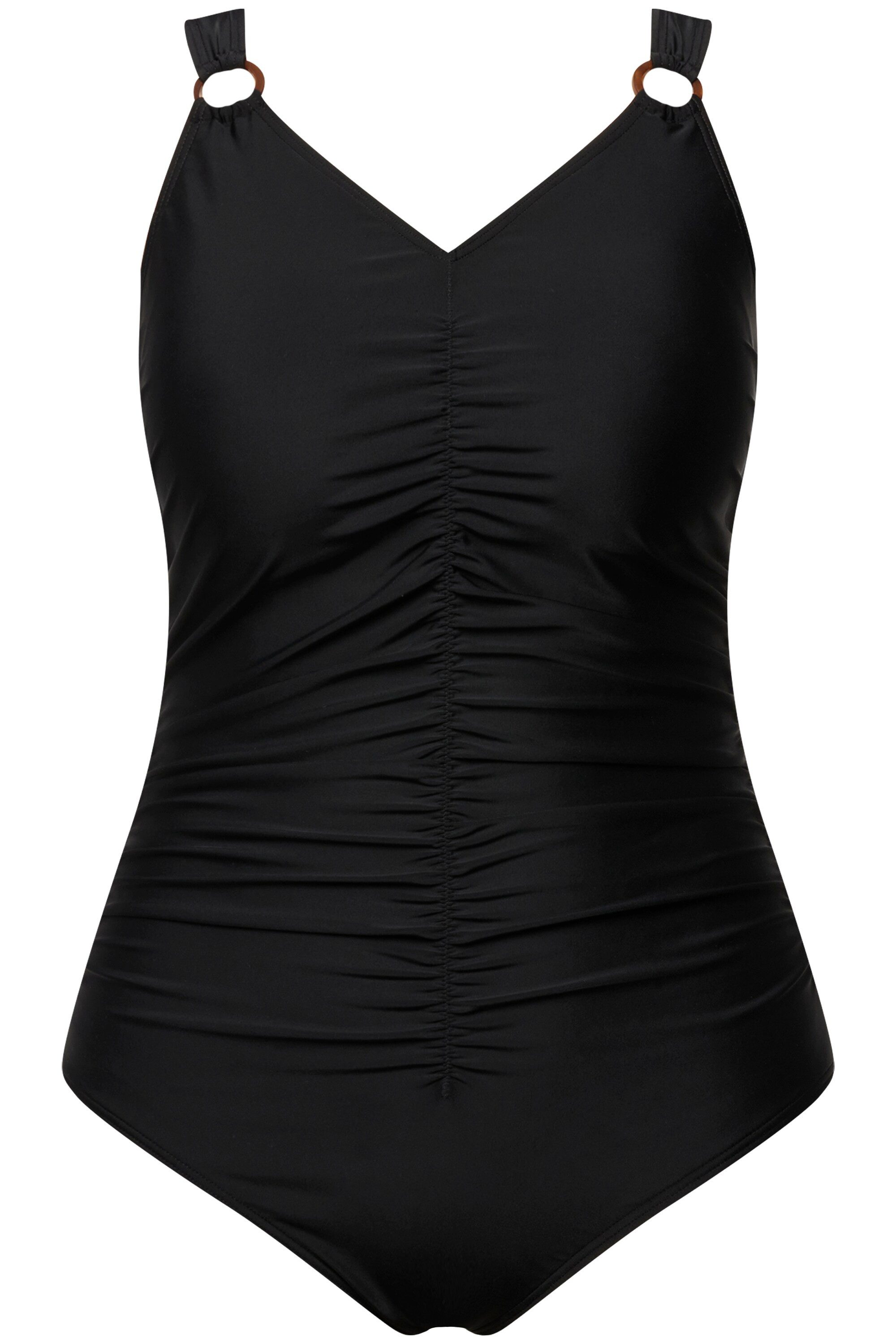 Ulla Popken Badeanzug Badeanzug Softcups Zierringe günstig online kaufen