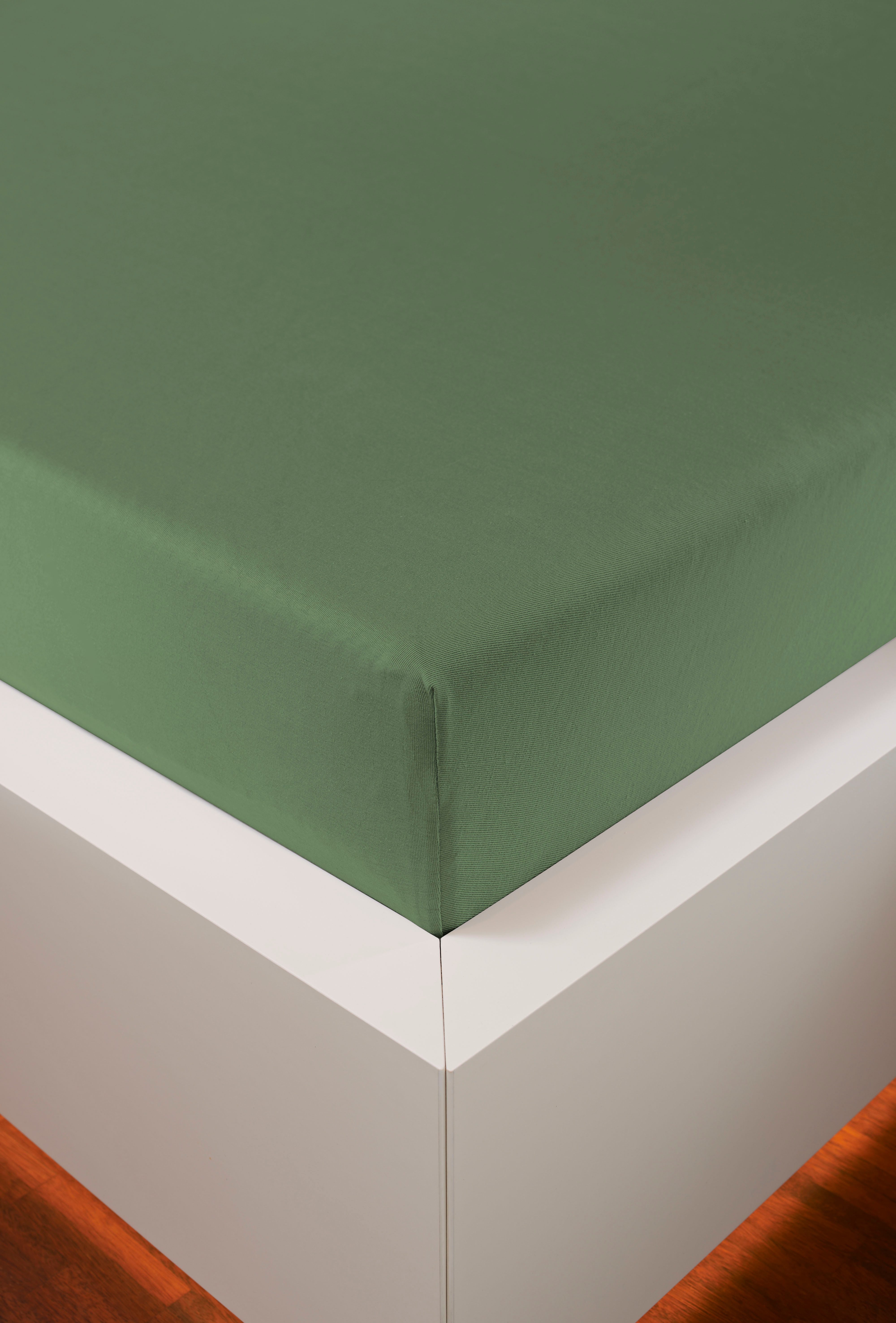 bellana Spannbettlaken »Melone in Gr. 70x140, 90x200, 140x200 oder 180x200 günstig online kaufen