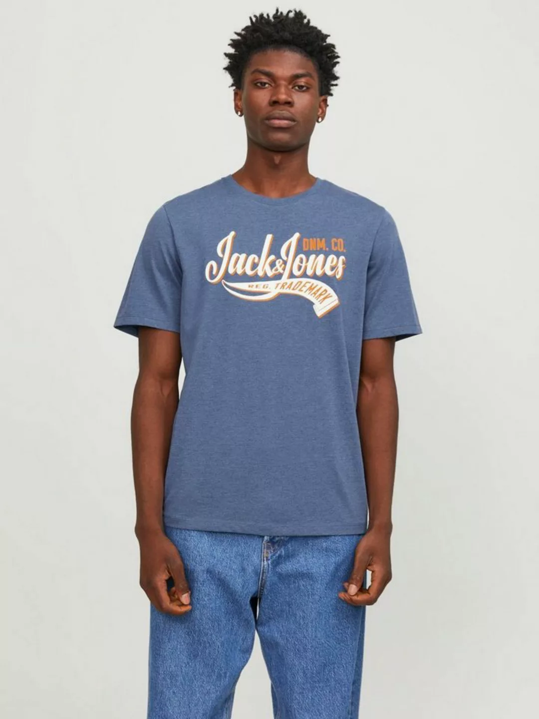 Jack & Jones Rundhalsshirt JJELOGO TEE SS O-NECK 2 COL SS24 SN günstig online kaufen