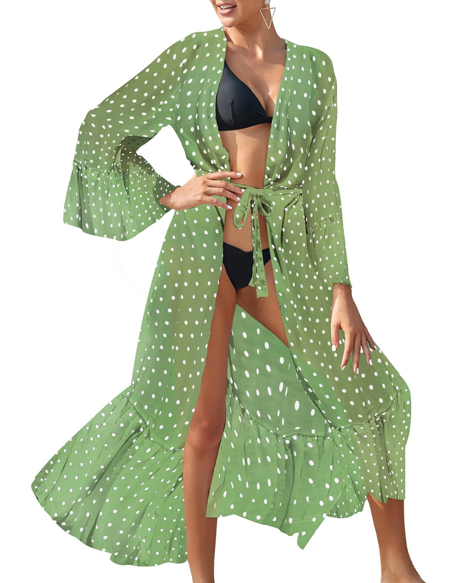 RWEUOQ Blusenkleid Long Beach Kleid für günstig online kaufen