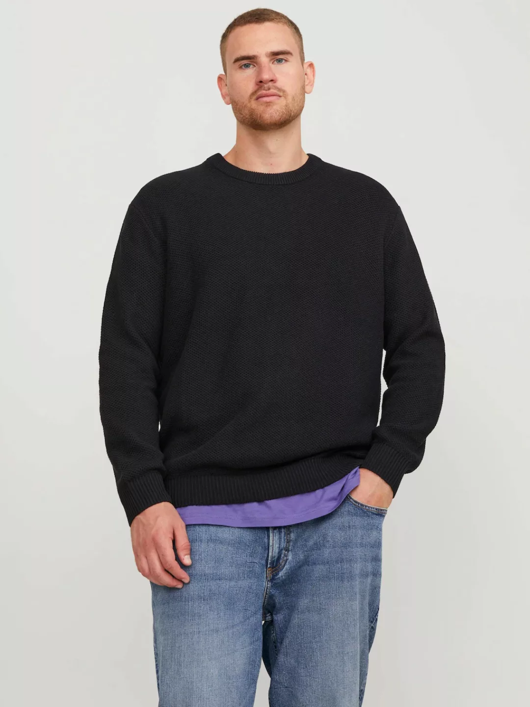 Jack & Jones PlusSize Rundhalspullover JORBRODY KNIT CREW NECK BF PLS günstig online kaufen