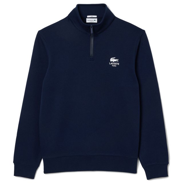 Lacoste Sweatshirt Unisex Troyer Sweatshirt mit hohem Kragen und Reißversch günstig online kaufen