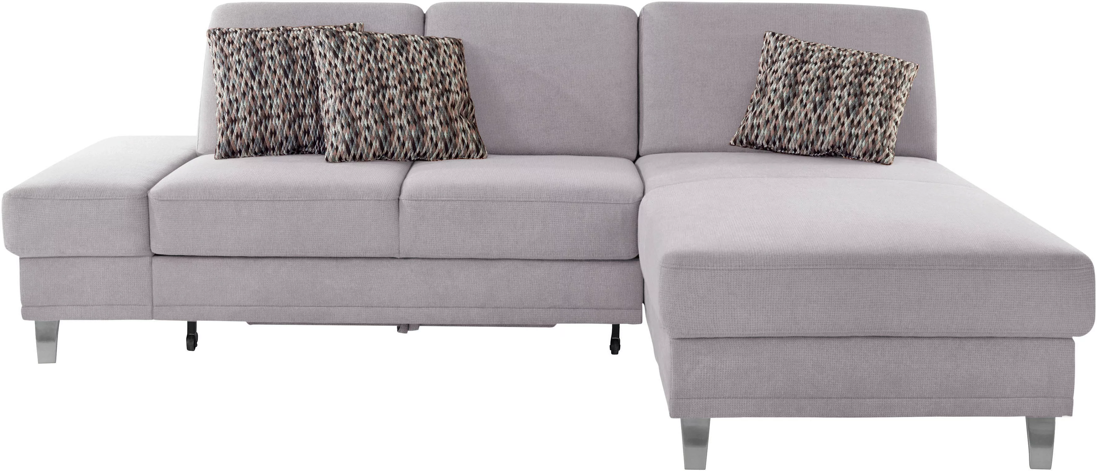sit&more Ecksofa »Clio L-Form«, wahlweise mit Bettfunktion oder Vorziehsitz günstig online kaufen