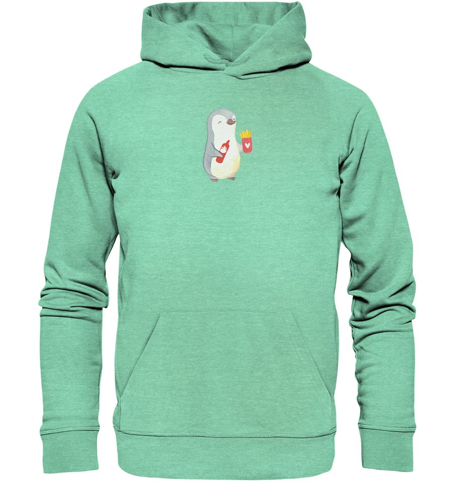 Mr. & Mrs. Panda Hoodie Größe M Pinguin Pommes - Natural Raw - Geschenk, Fr günstig online kaufen