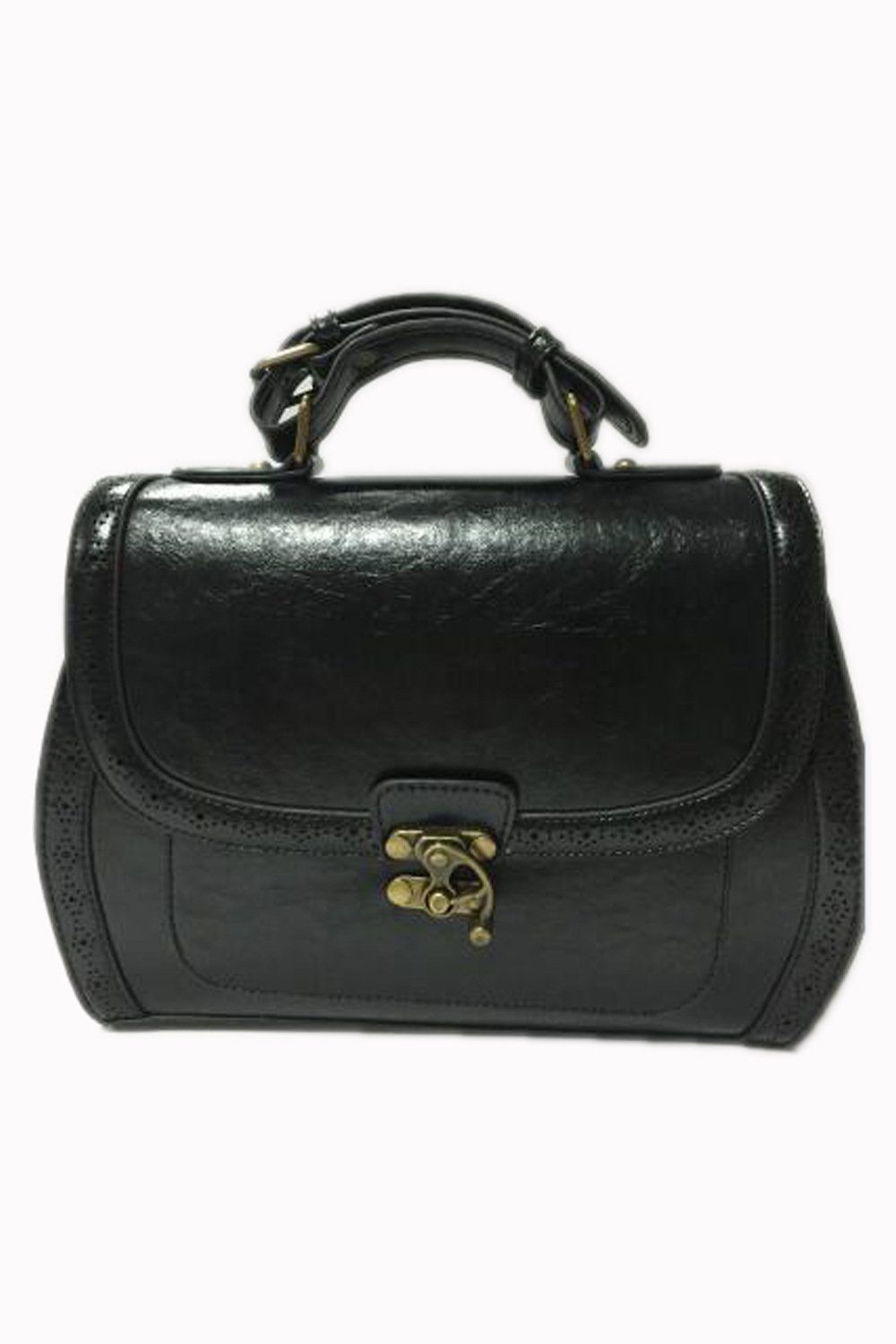 Banned Schultertasche Stevie Schwarz, Verstellbarer Schultergurt günstig online kaufen