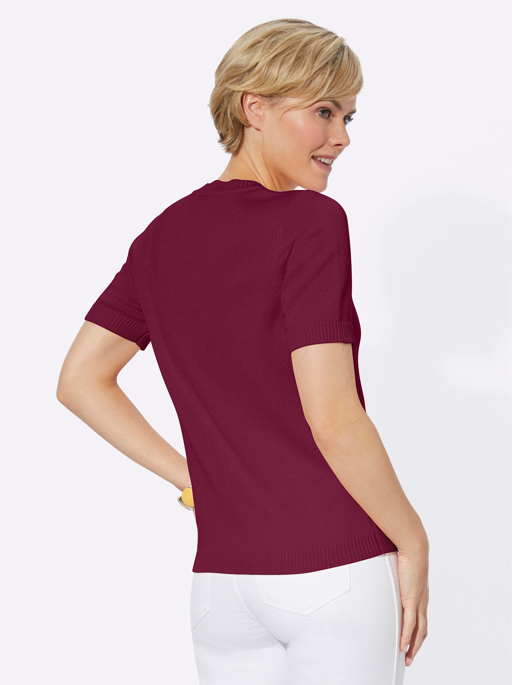 Casual Looks Kurzarmpullover "Pullover" günstig online kaufen