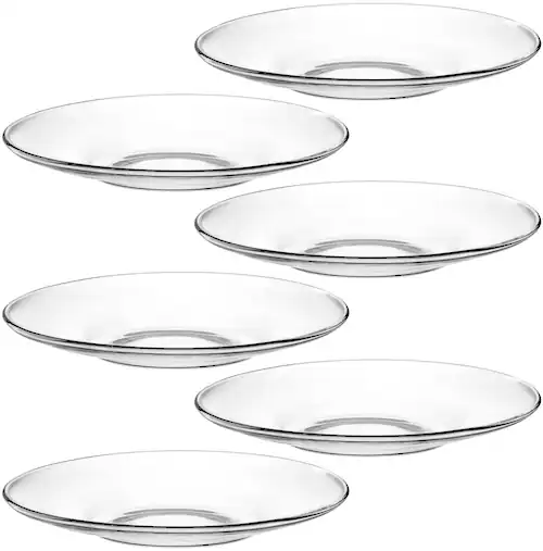 LEONARDO Untertasse »Tè per te«, (Set, 6 St.), Glas, Ø 15 cm günstig online kaufen