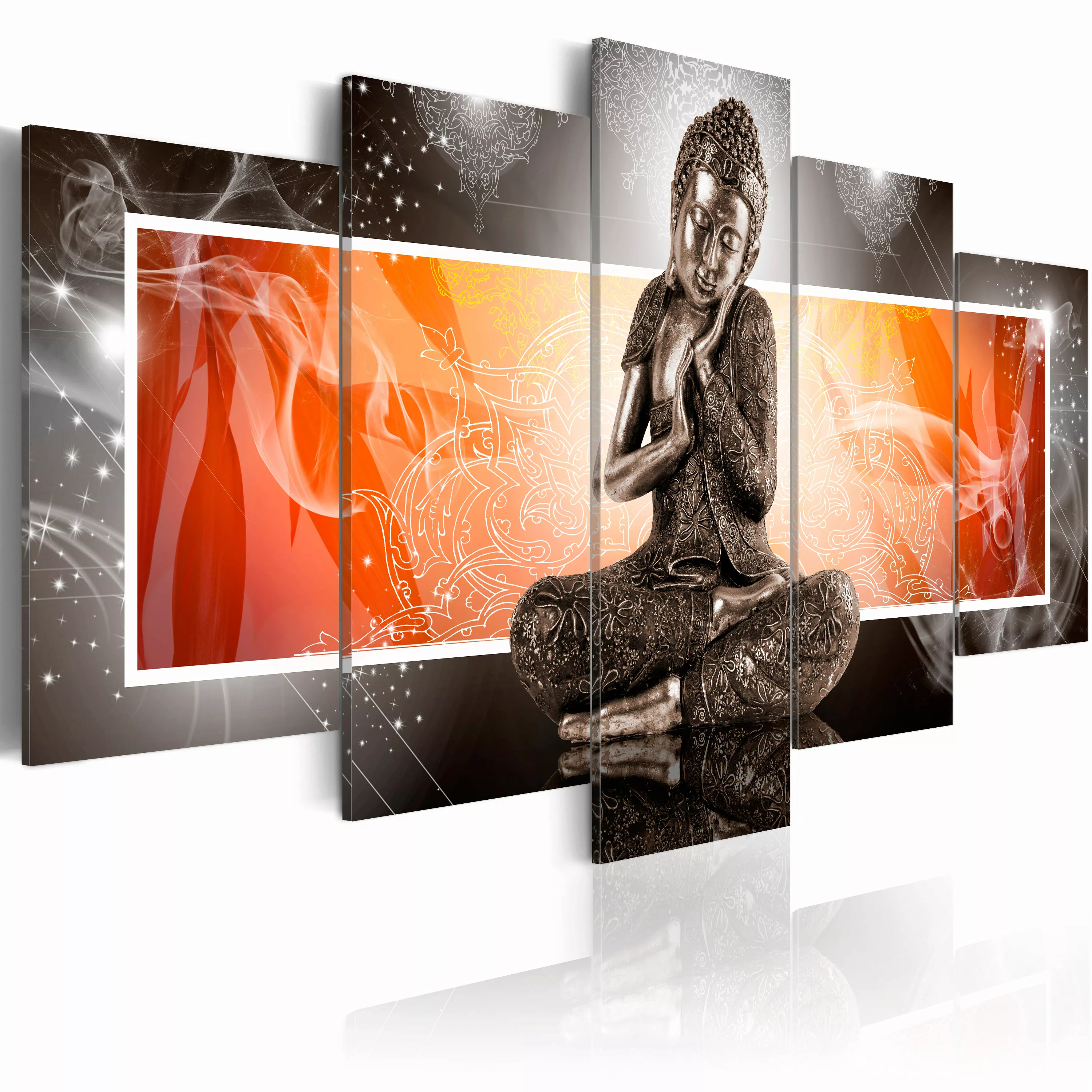 Wandbild - Buddha And Ornaments günstig online kaufen