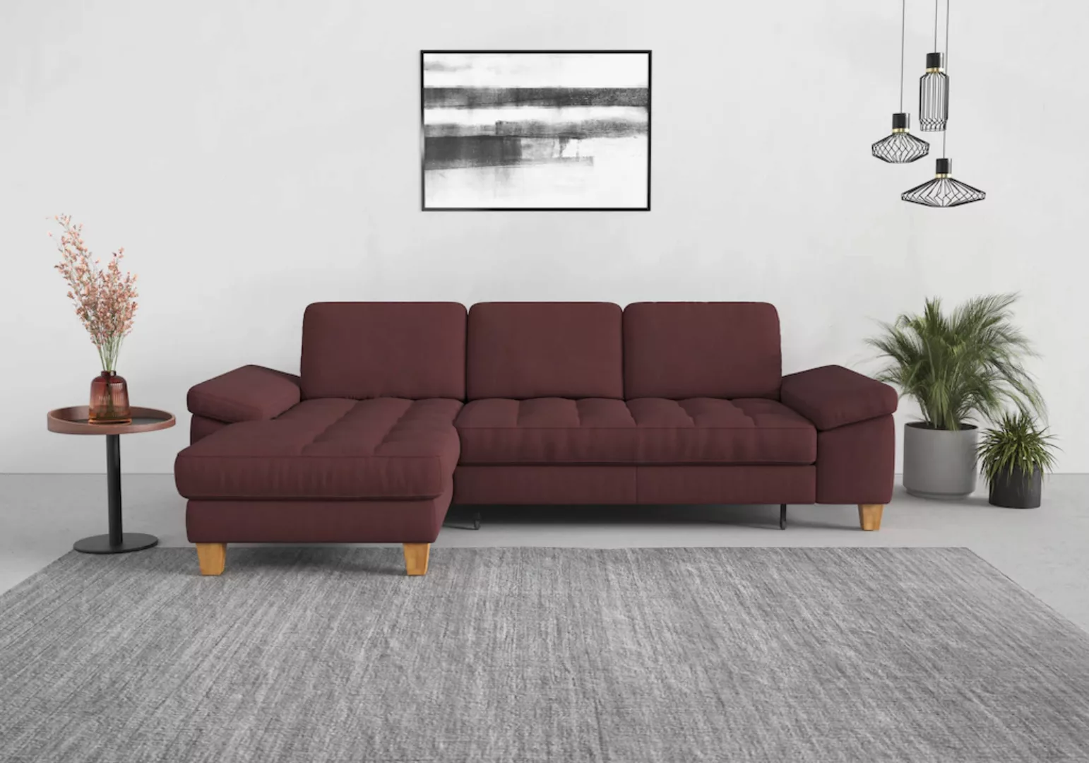 sit&more Ecksofa "Westham L-Form", mit Recamiere, mit oder ohne Bettfunktio günstig online kaufen