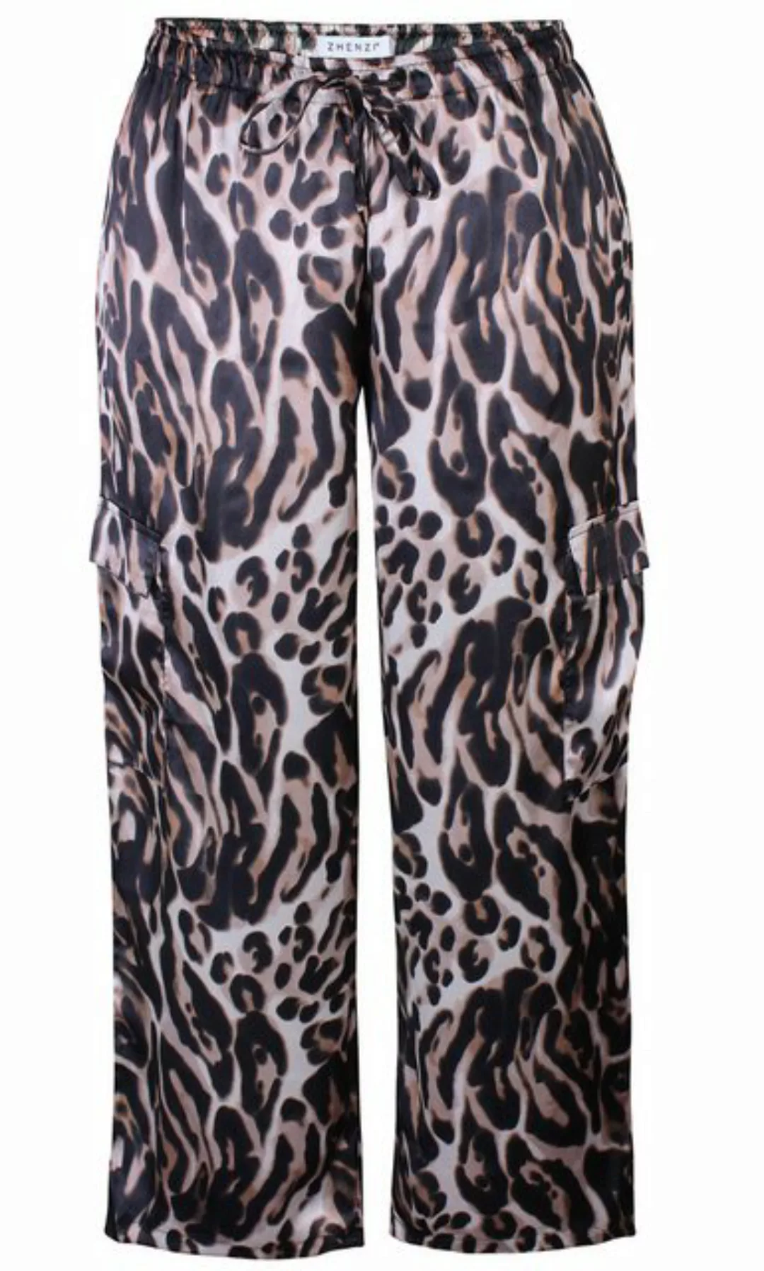 Zhenzi Cargohose Cargo Hose Leo Print günstig online kaufen