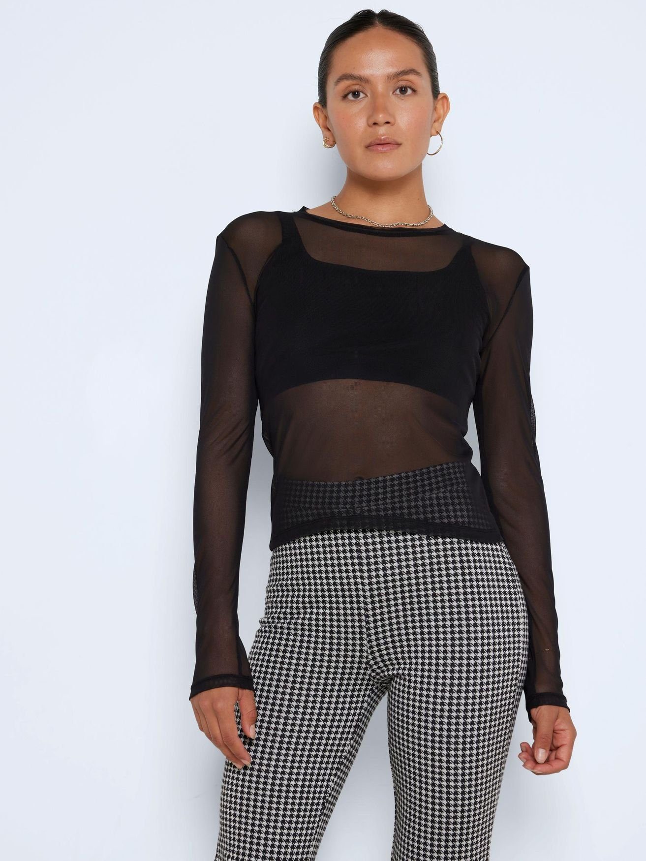Noisy may Langarmshirt NMJUDITH L/S MESH günstig online kaufen