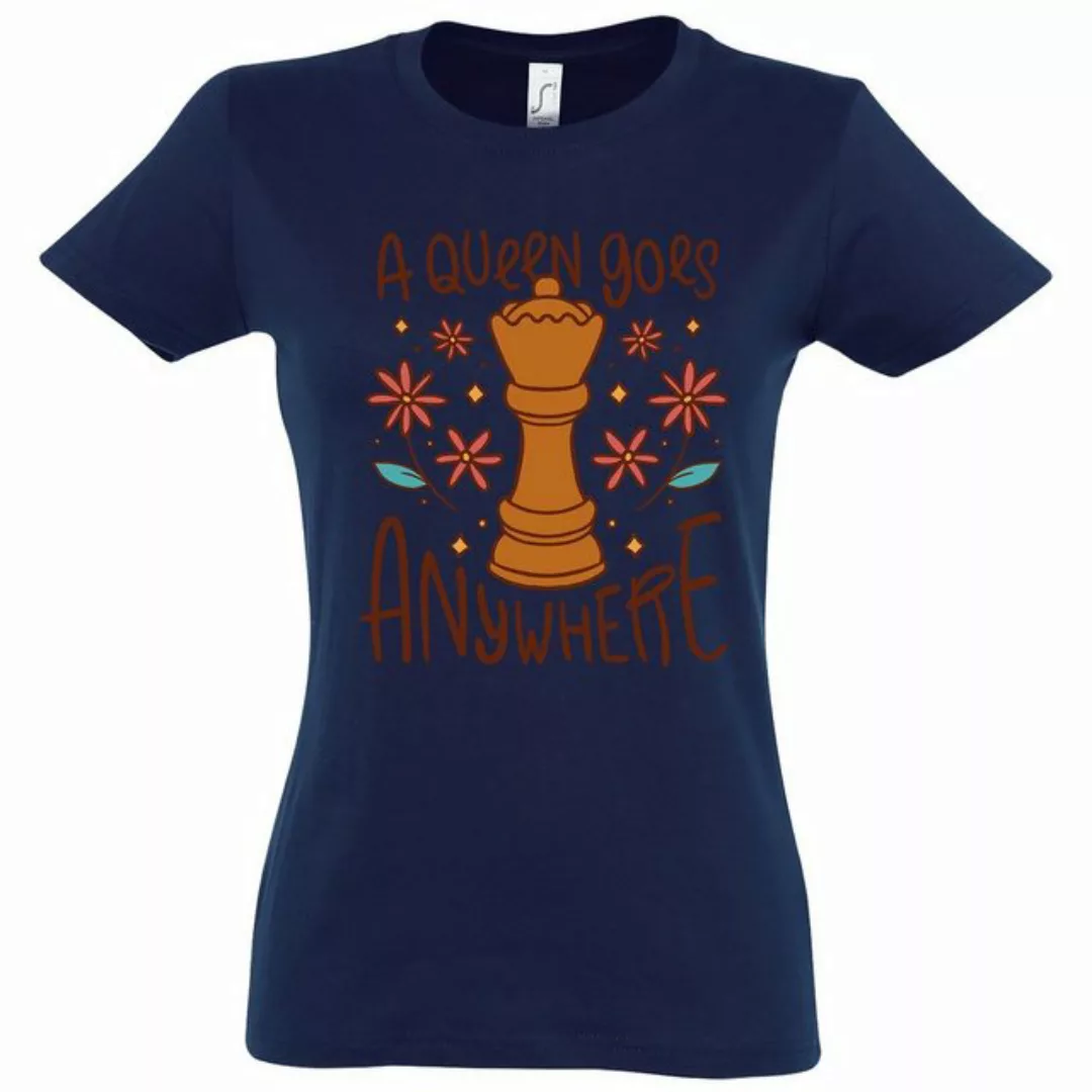 Youth Designz T-Shirt "A Queen Goes Anywhere" Damen Shirt mit trendigem Fro günstig online kaufen