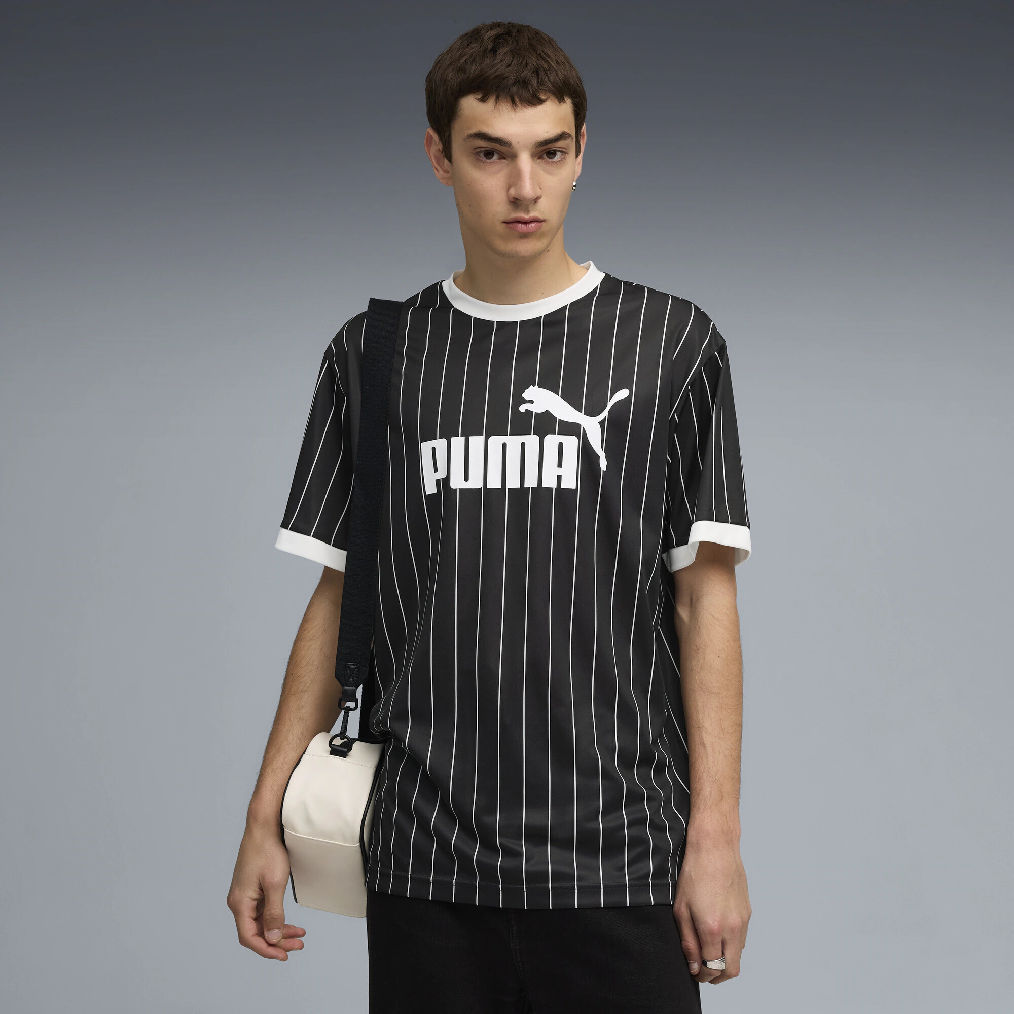 PUMA Trainingsshirt "Essentials Gestreiftes Trikot Herren" günstig online kaufen