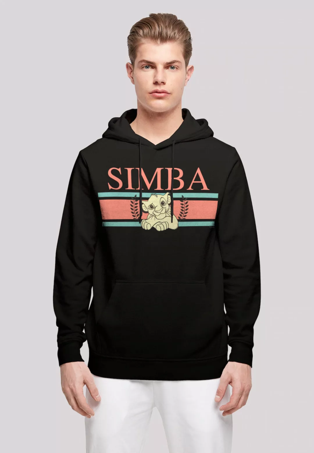 F4NT4STIC Kapuzenpullover "Disney König der Löwen Simba Stripes", Print günstig online kaufen