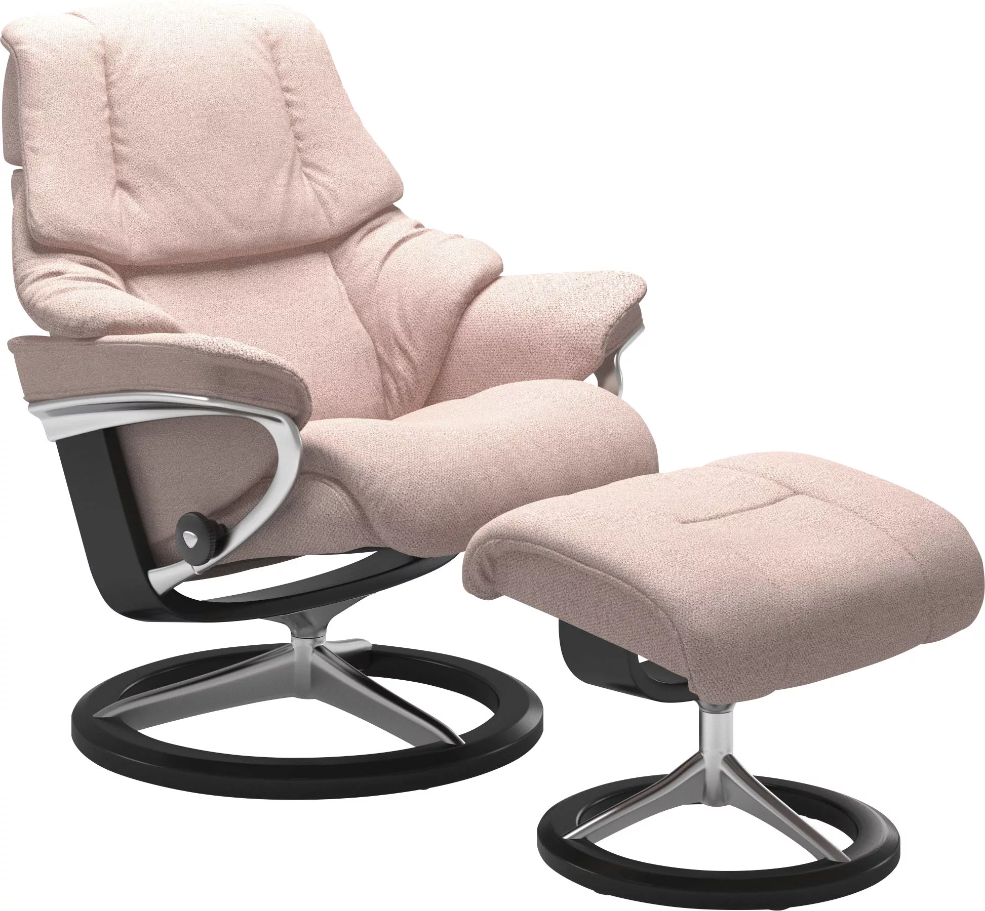 Stressless® Relaxsessel »Reno«, (Set, Relaxsessel mit Hocker), mit Hocker, günstig online kaufen