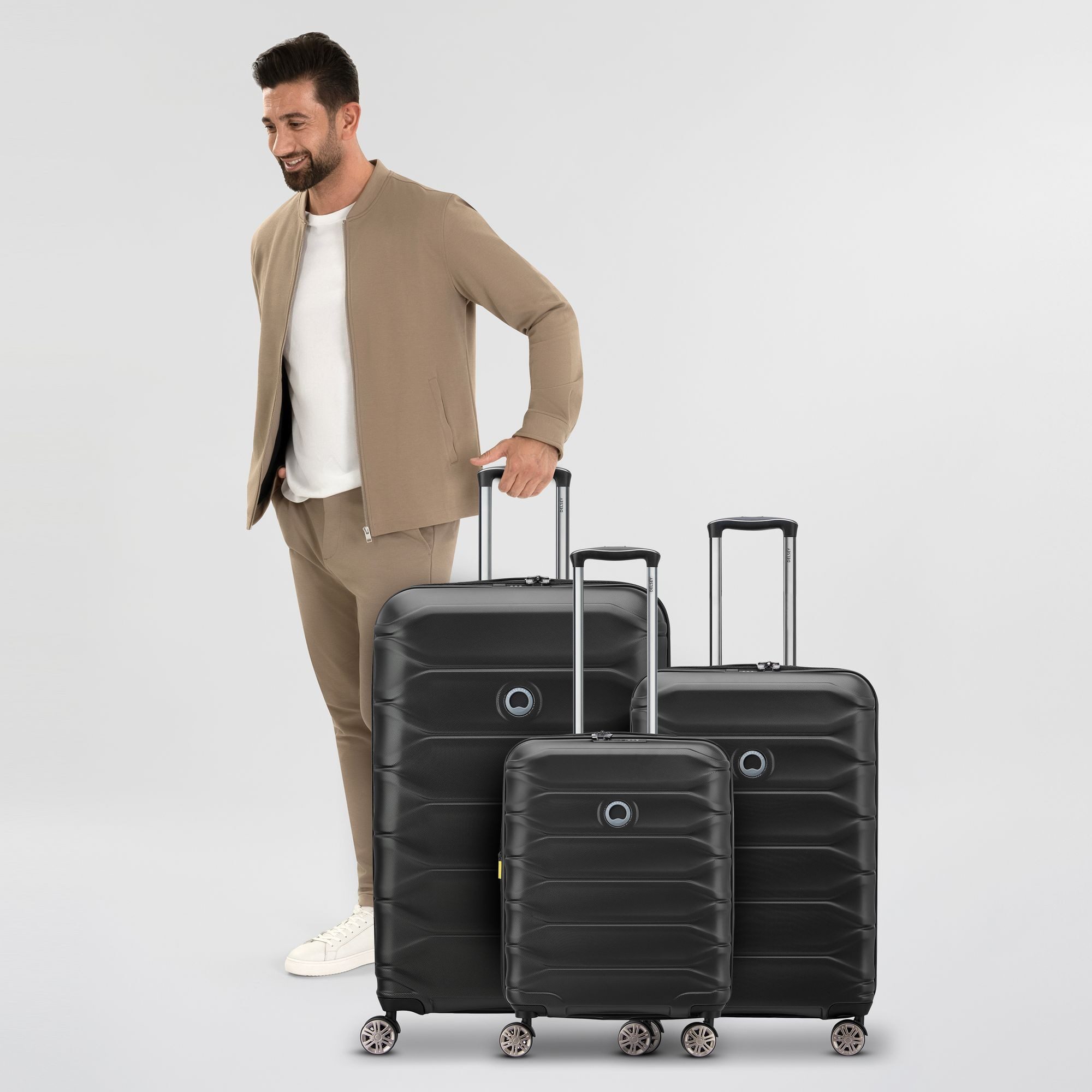 Delsey Paris Trolleyset Meteor, 4 Rollen, günstig online kaufen