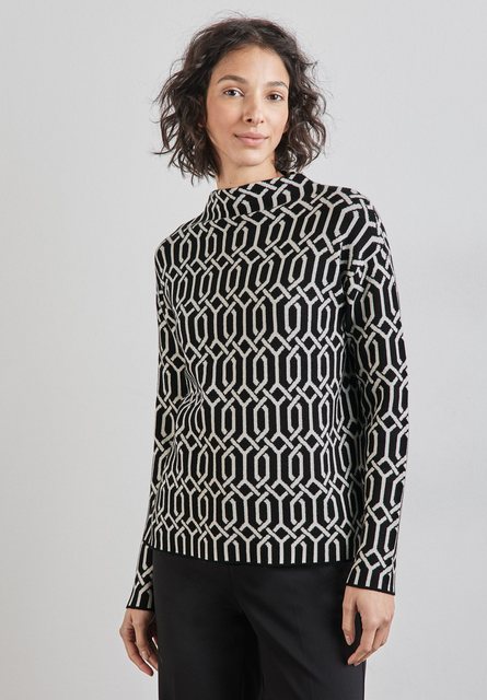 STREET ONE Strickpullover - Damen Strickpullover - Turtleneck, Langarm, Ang günstig online kaufen