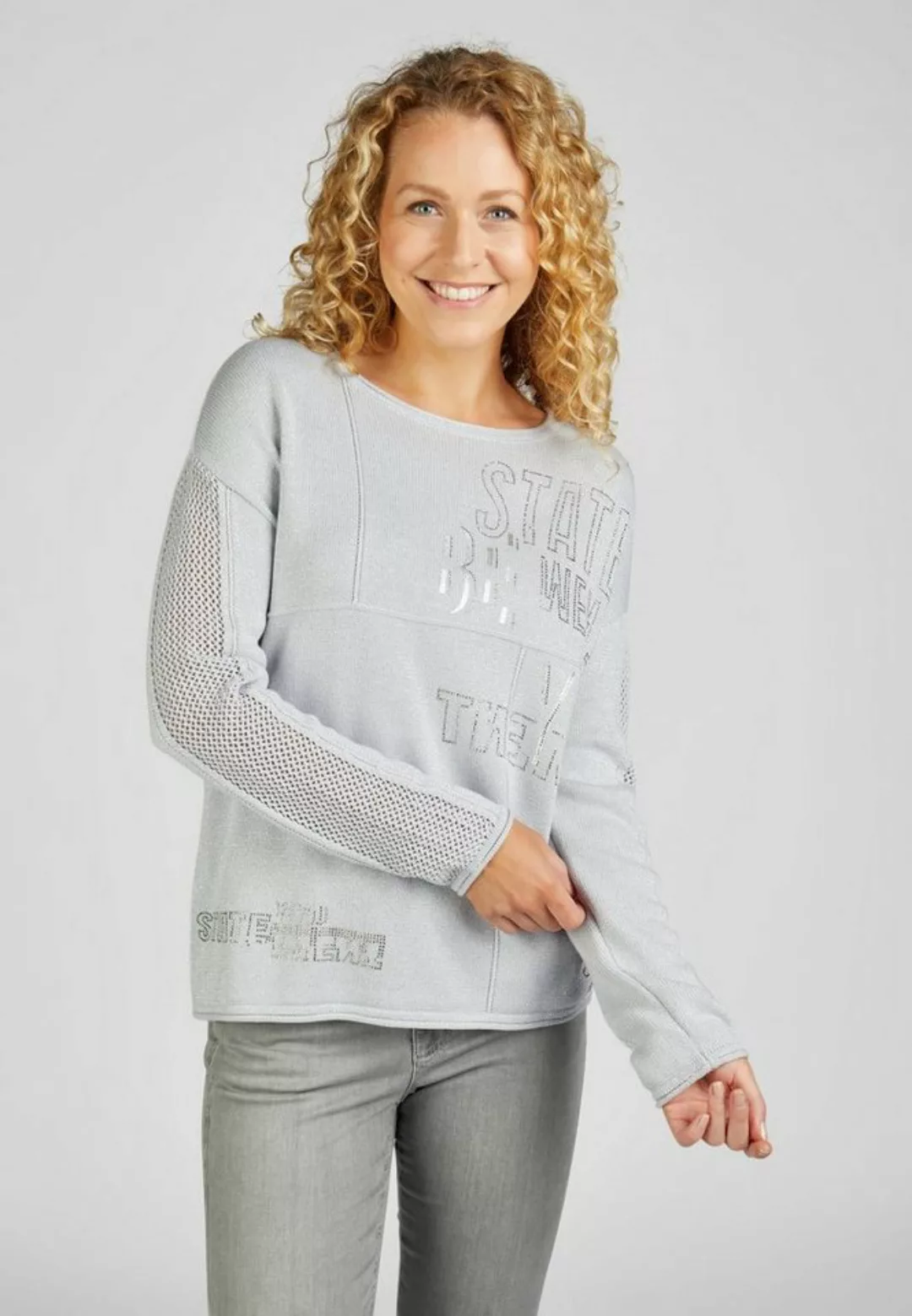 Rabe Strickpullover mit Rundhalsausschnitt günstig online kaufen