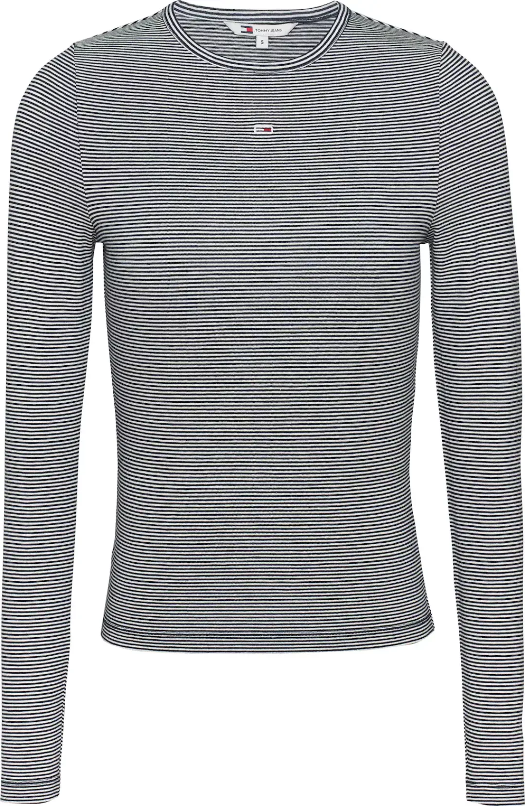 Tommy Jeans Langarmshirt "TJW SLIM STRIPE ESSENTIAL RIB LS", in Rippenoptik günstig online kaufen