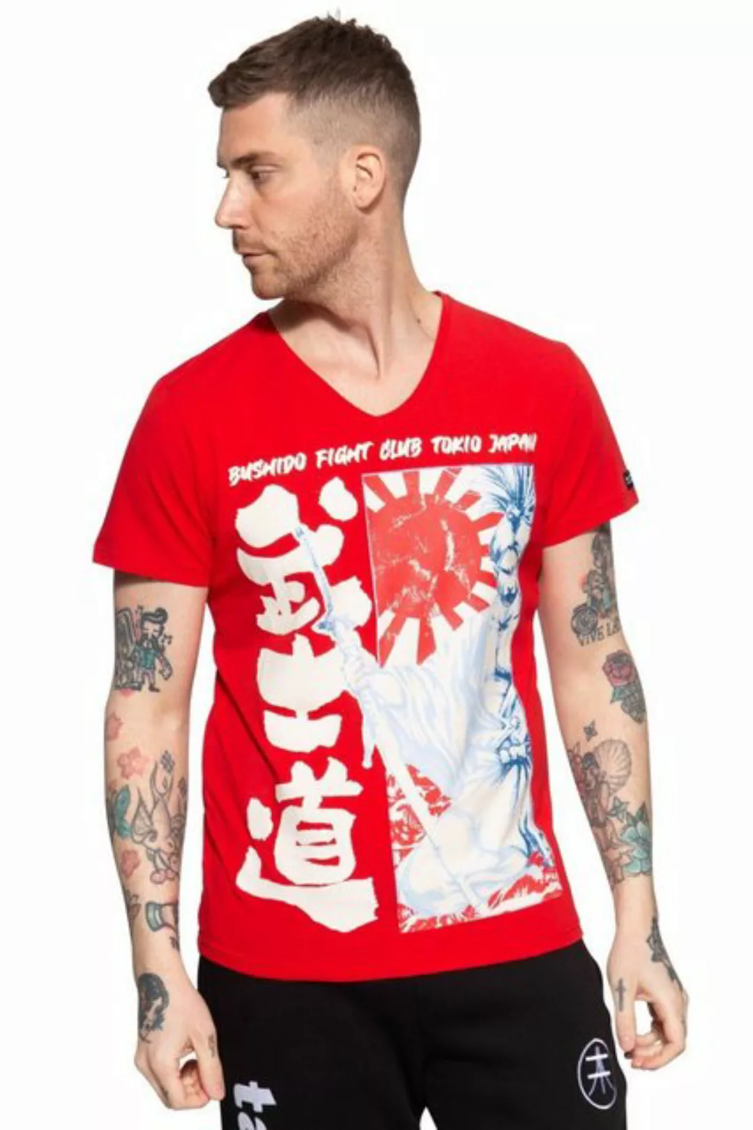 Akito Tanaka T-Shirt Fight Club (1-tlg) mit japanischem Print günstig online kaufen