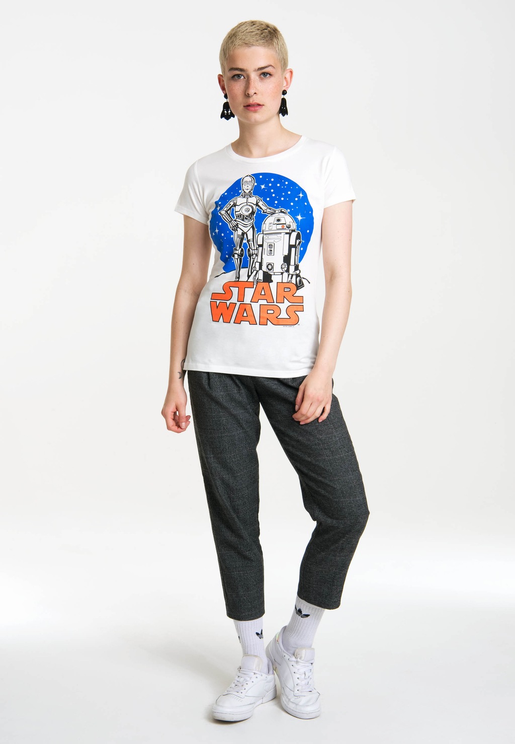 LOGOSHIRT T-Shirt "Star Wars Droids", mit coolem Retro-Druck günstig online kaufen