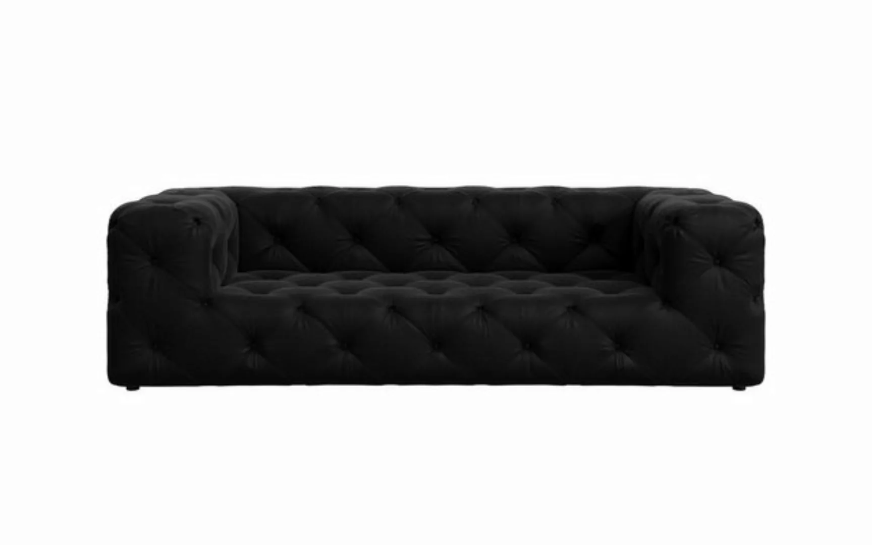 Places of Style 3-Sitzer FOLLINA, 3-Sitzer Sofa mit klassischer Chesterfiel günstig online kaufen