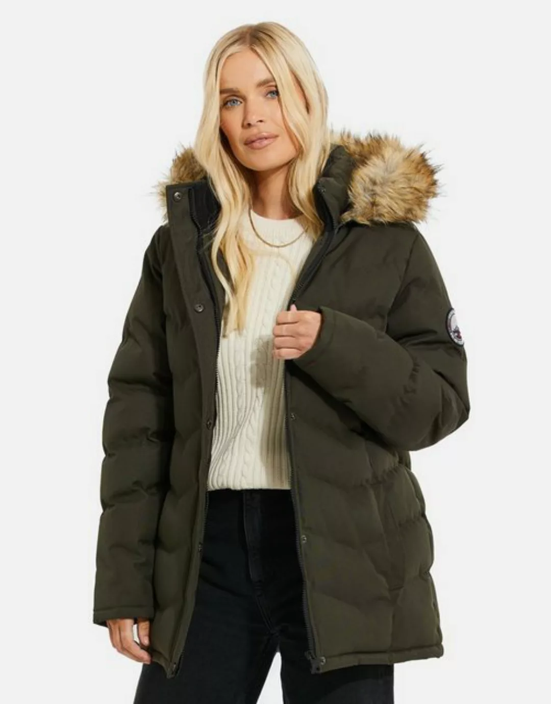 Threadbare Winterjacke THB Woodie Short Padded Coat günstig online kaufen