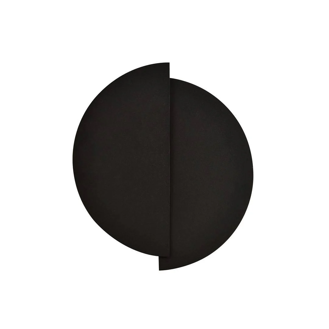 Wandleuchte Form 9, 28 cm x 32 cm, schwarz günstig online kaufen