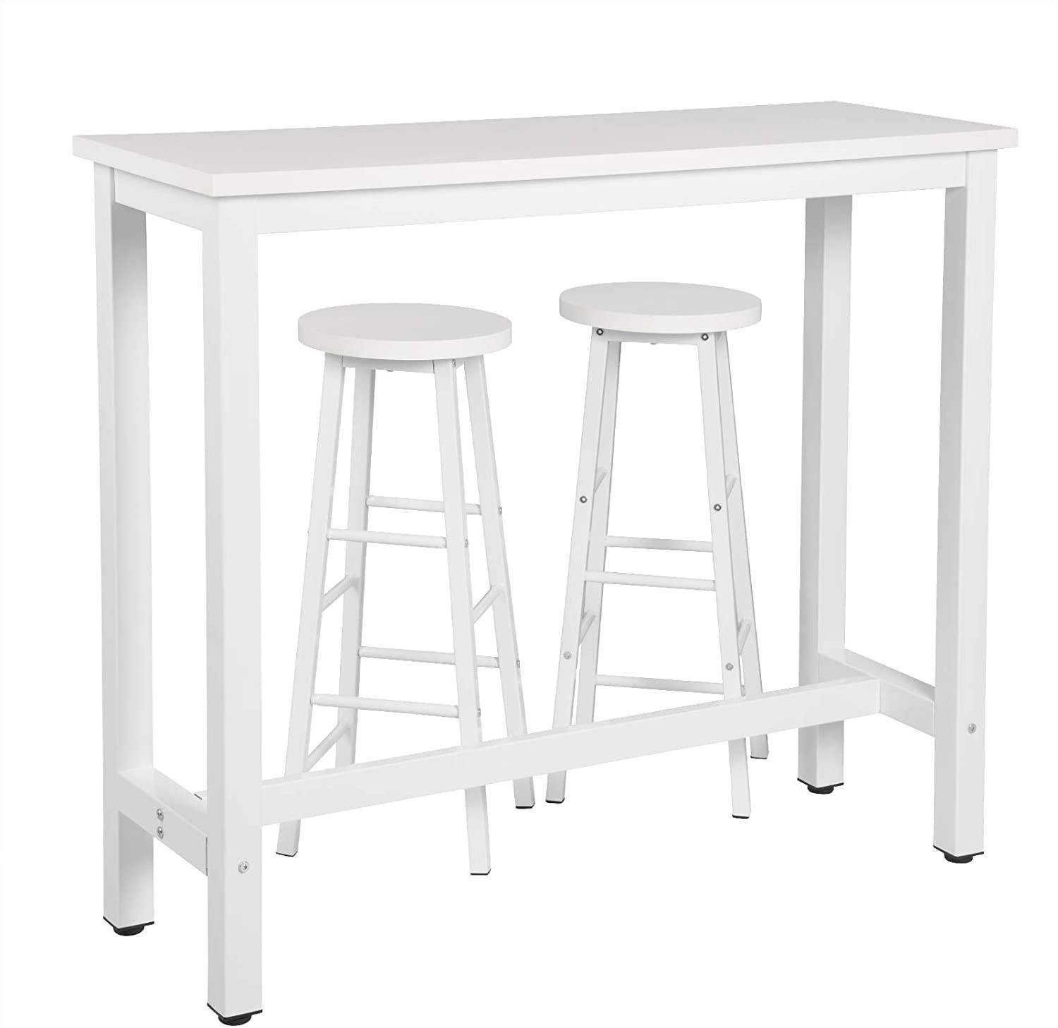 Woltu Bartisch, 1x Bartisch+2x Barhocker Set günstig online kaufen