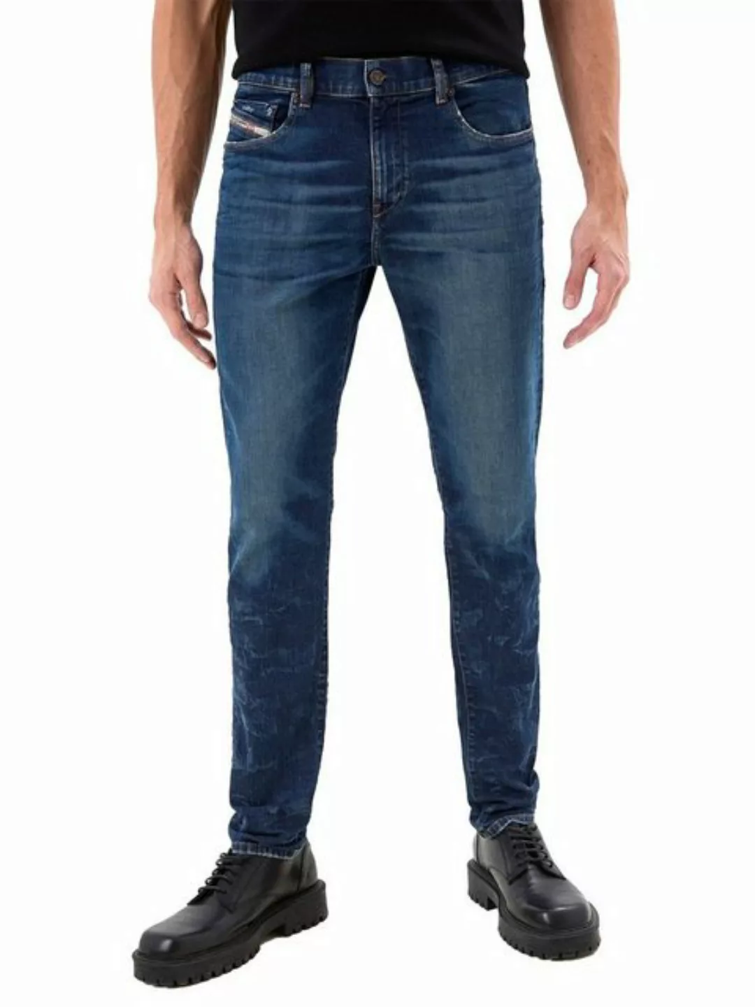 Diesel Slim-fit-Jeans Stretch Hose Blau - D-Strukt 09C73 günstig online kaufen