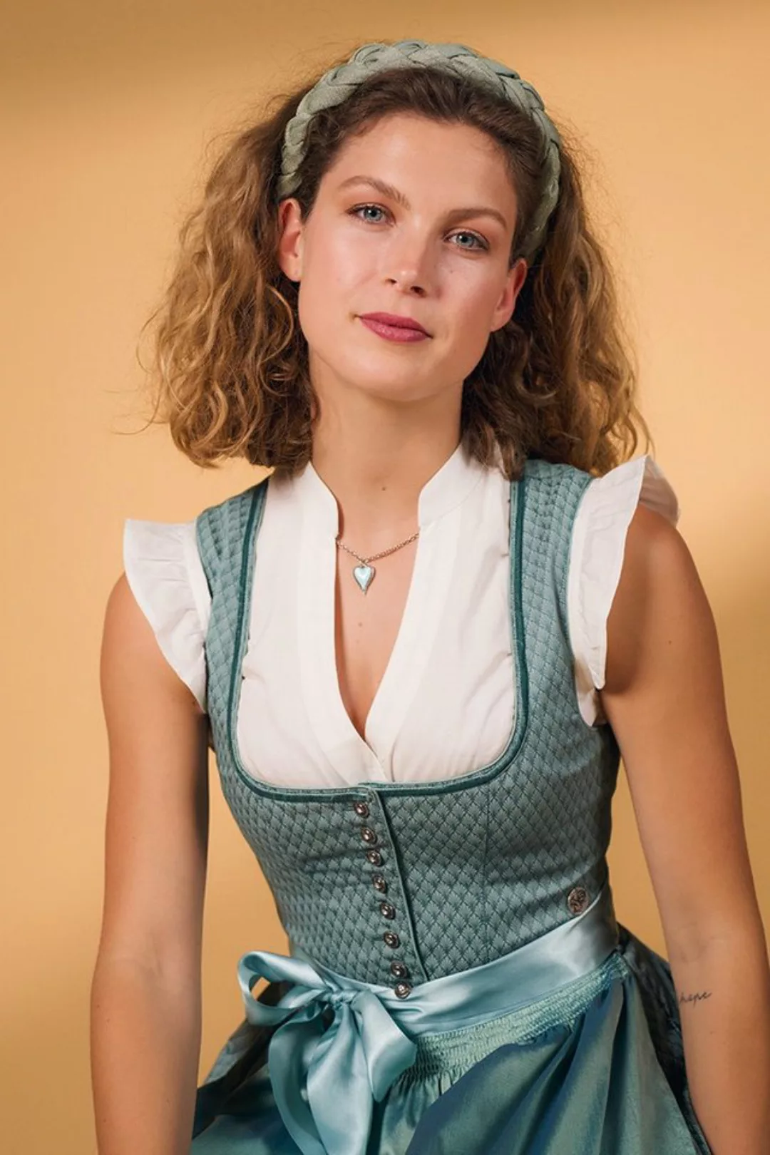 MarJo Dirndl Midi Dirndl 2tlg. - ESLARN II - petrol günstig online kaufen