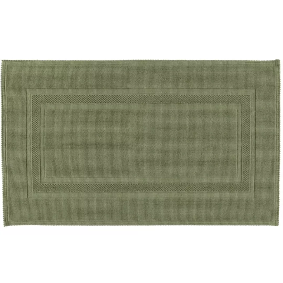 Rhomtuft - Badematte Gala - Farbe: olive - 404 - 70x120 cm günstig online kaufen