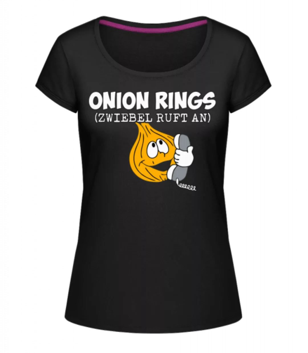 Onion Rings · Frauen T-Shirt U-Ausschnitt günstig online kaufen