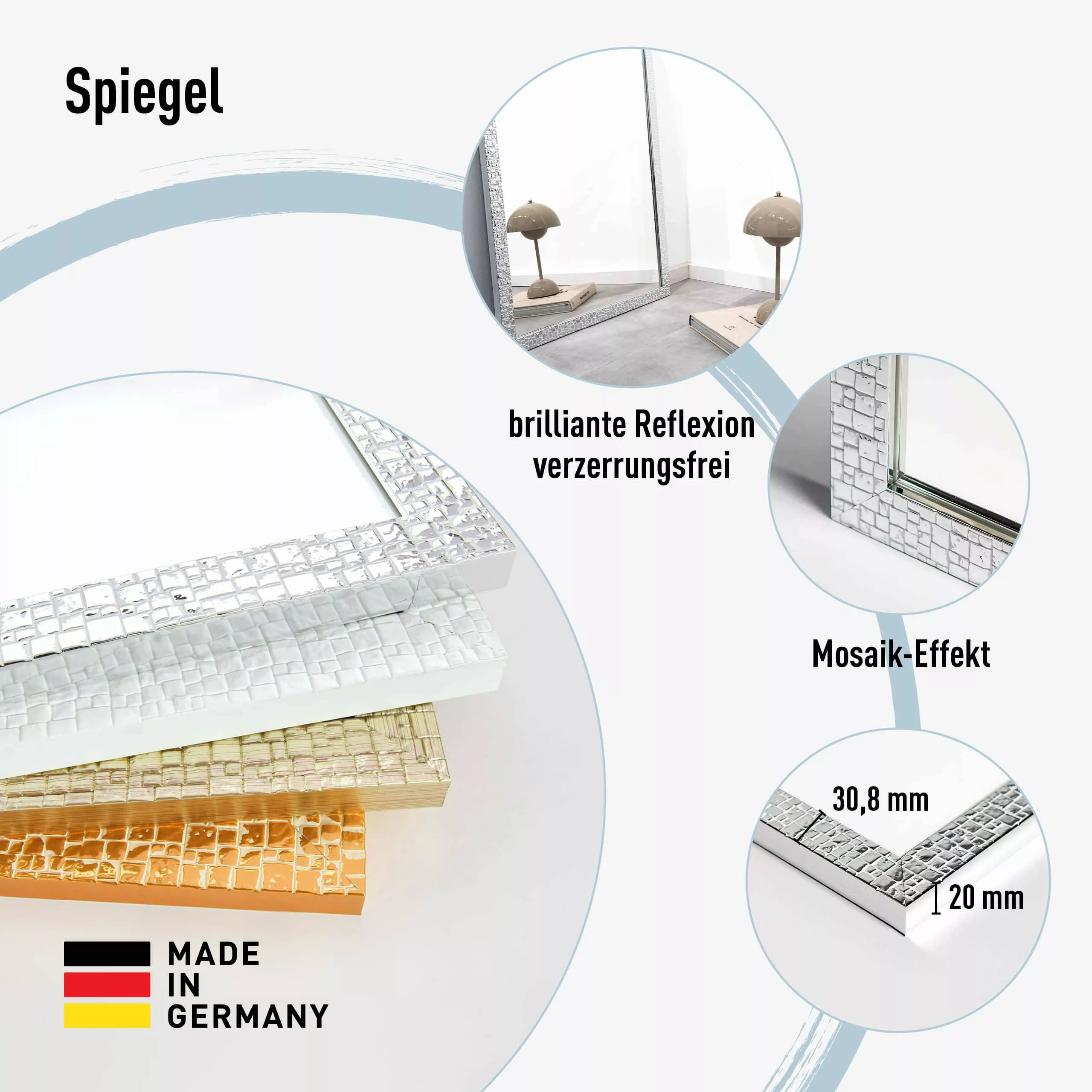 nielsen HOME Wandspiegel Florentina Wandspiegel günstig online kaufen