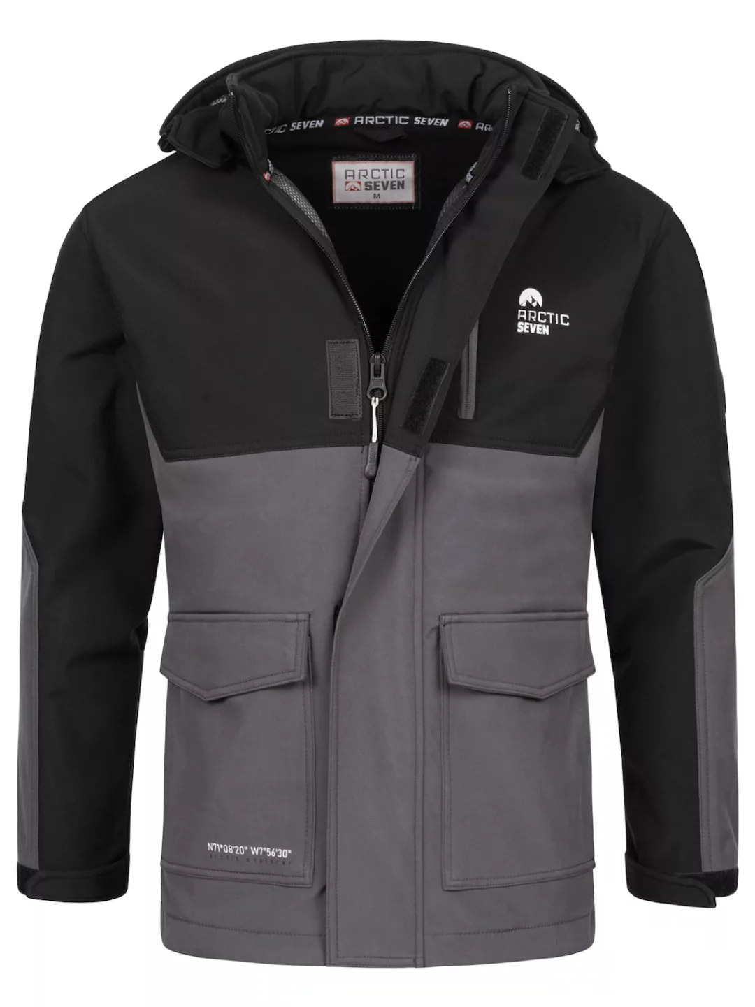 Arctic Seven Softshelljacke "ASRenaldoo", sportliche Funktionsjacke günstig online kaufen