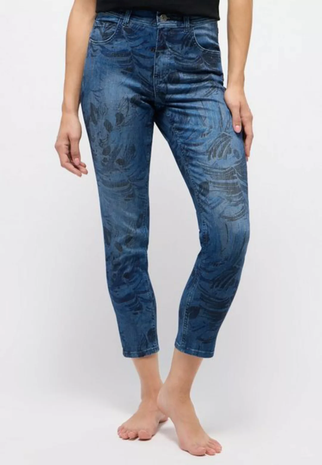 ANGELS 7/8-Jeans Jeans Ornella mit Laser Print günstig online kaufen