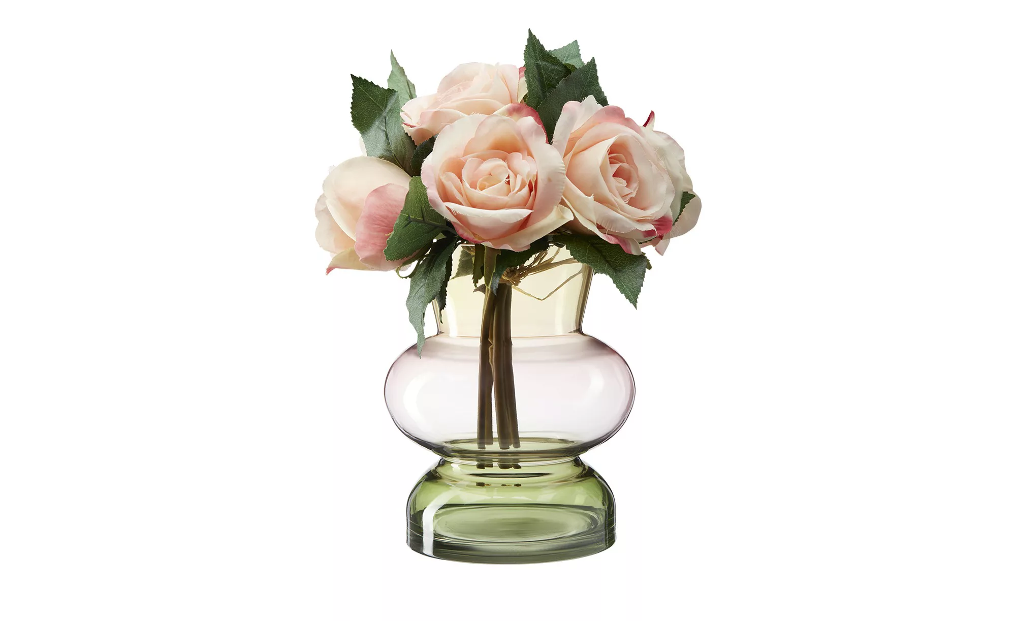 Vase ¦ mehrfarbig ¦ Glas  ¦ Maße (cm): H: 19  Ø: 15 Accessoires > Vasen - H günstig online kaufen