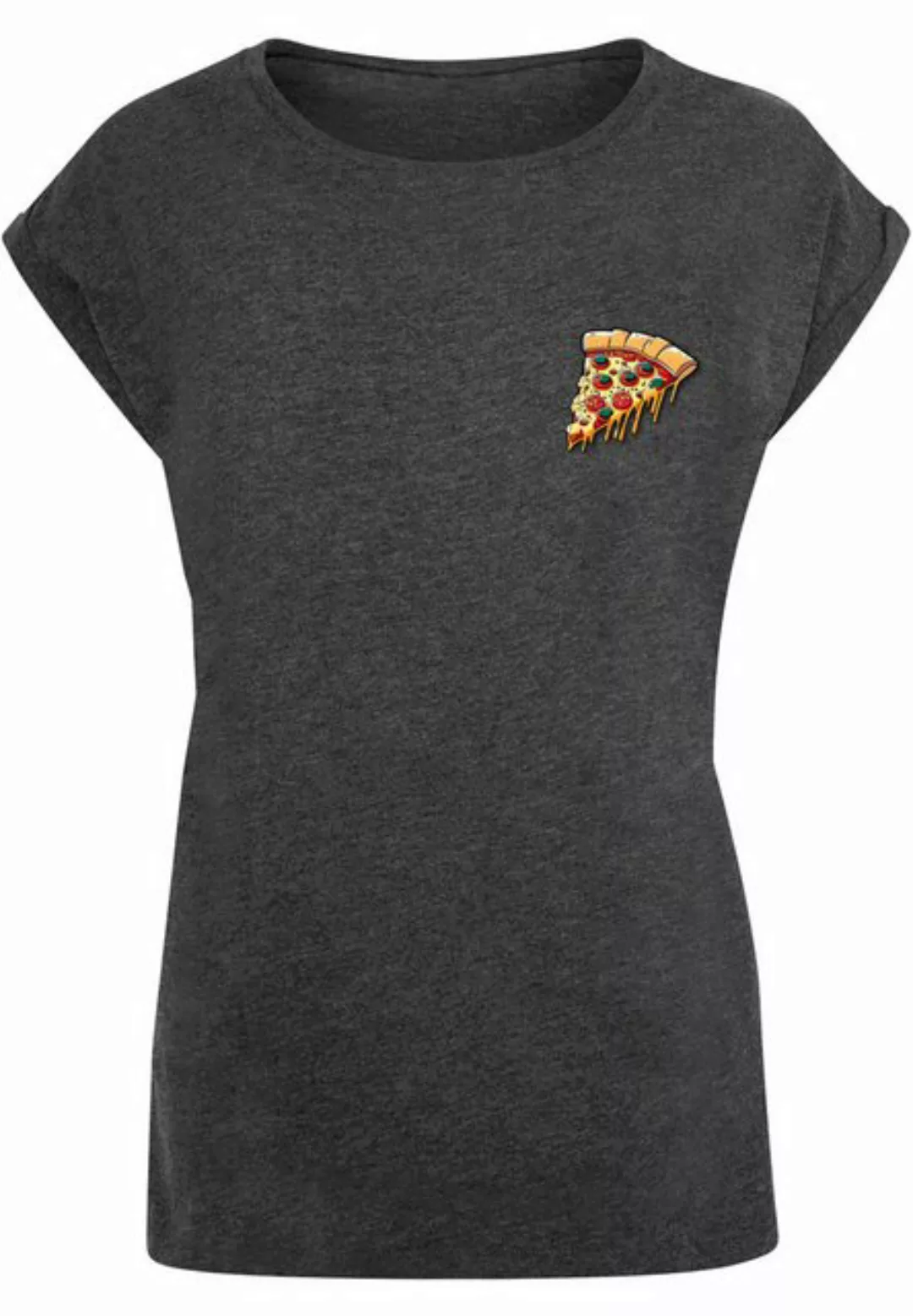 Merchcode T-Shirt Merchcode Damen Ladies Pizza Comic Extended Shoulder Tee günstig online kaufen