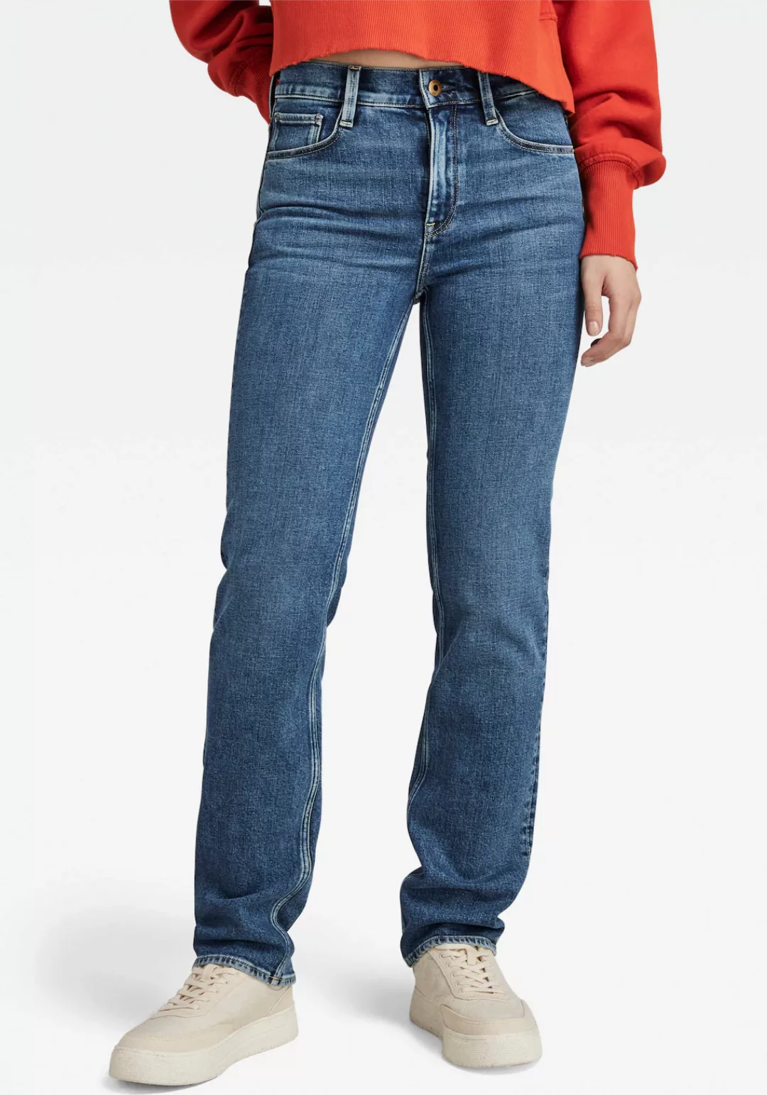 G-STAR Straight-Jeans "Strace Straight Wmn" günstig online kaufen