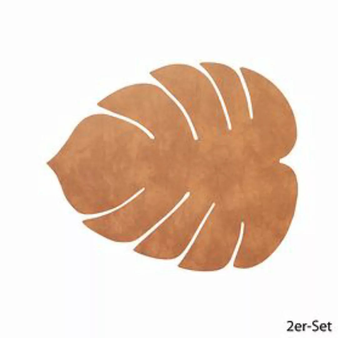 Platz-Set 'Leaf' 2er-Set natur günstig online kaufen