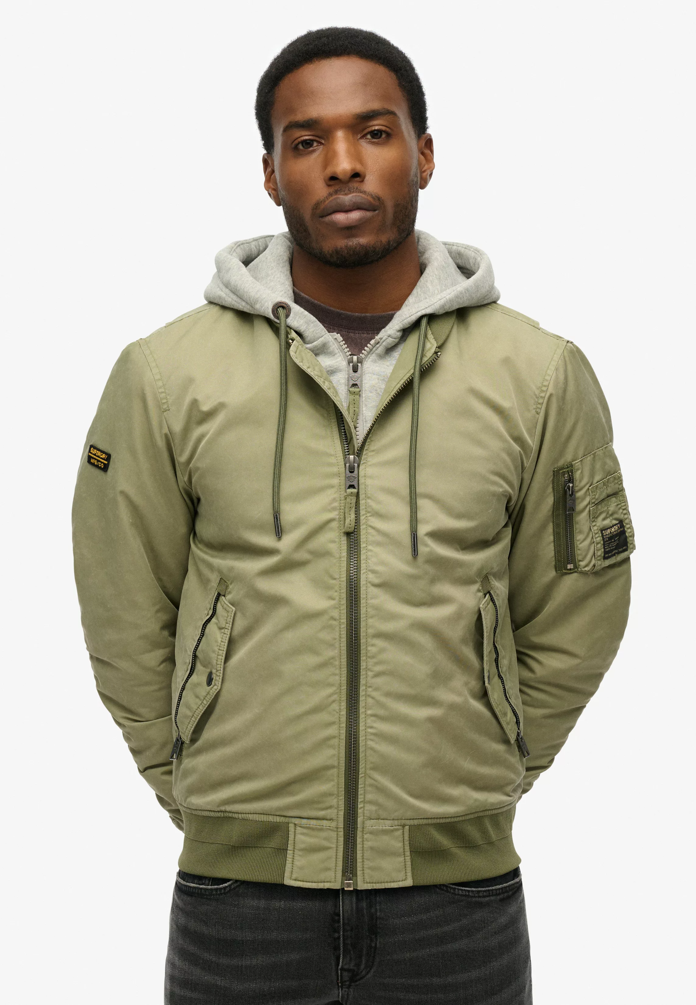 Superdry Parka "MILITARY MA1 BOMBER JACKET", ohne Kapuze günstig online kaufen