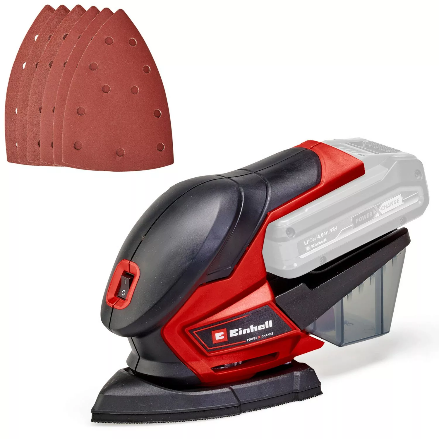 Einhell Akku-Multischleifer Power X-Change TE-OS 18/150 Solo günstig online kaufen