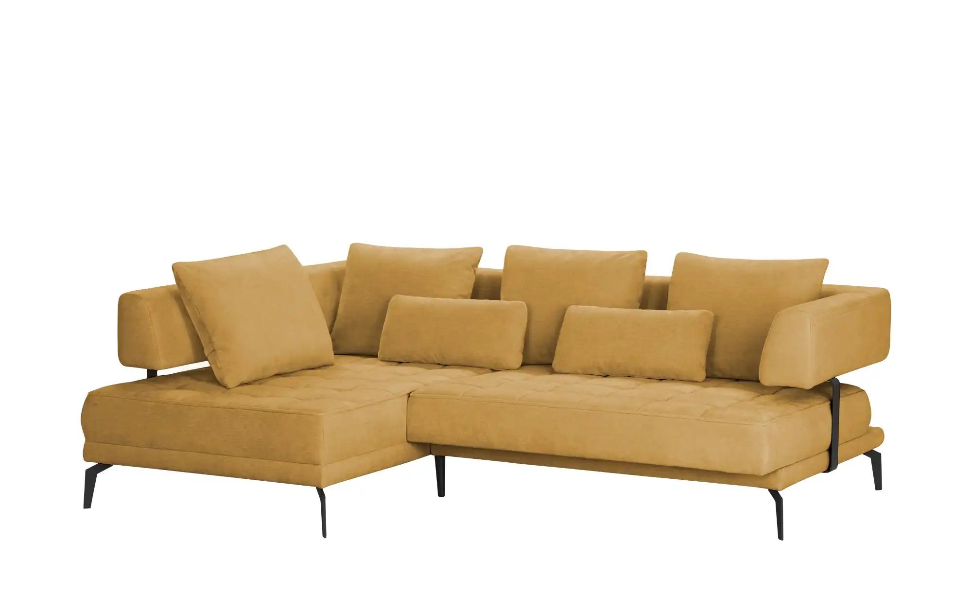 switch Ecksofa  Giotto ¦ gelb ¦ Maße (cm): B: 242 H: 85 T: 176.0 Polstermöb günstig online kaufen