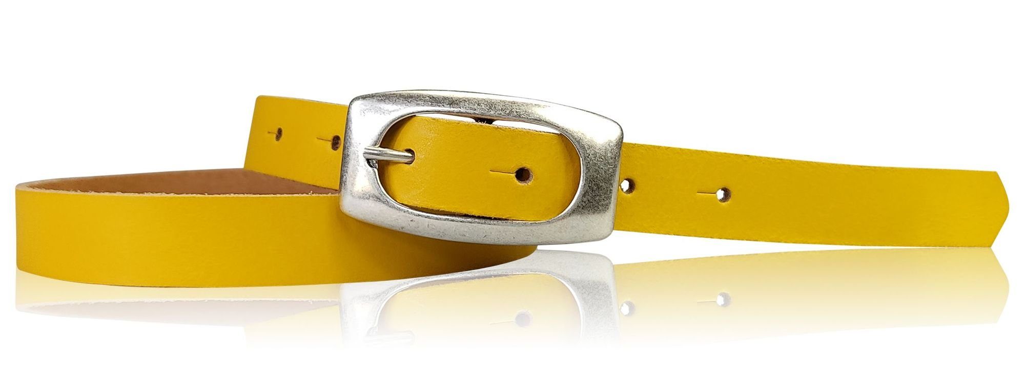 FRONHOFER Ledergürtel 18797 (1-St) Damengürtel, goldene günstig online kaufen
