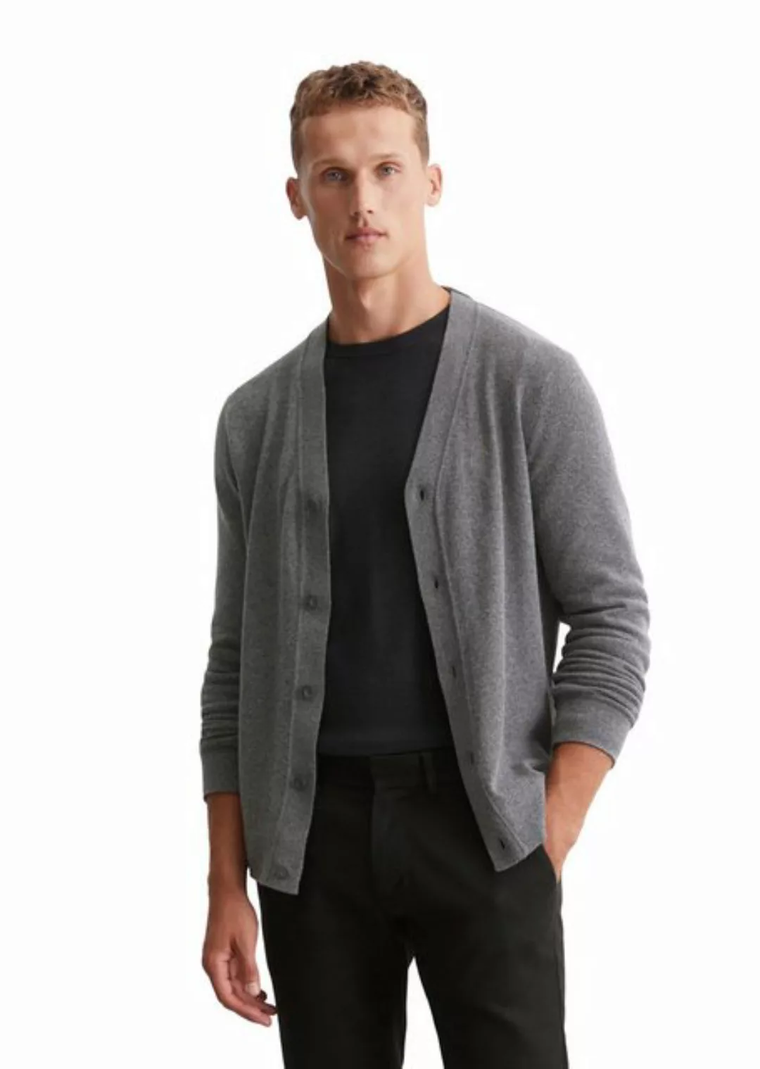 Marc O'Polo Cardigan aus Bio-Baumwoll-Wolle-Mix günstig online kaufen