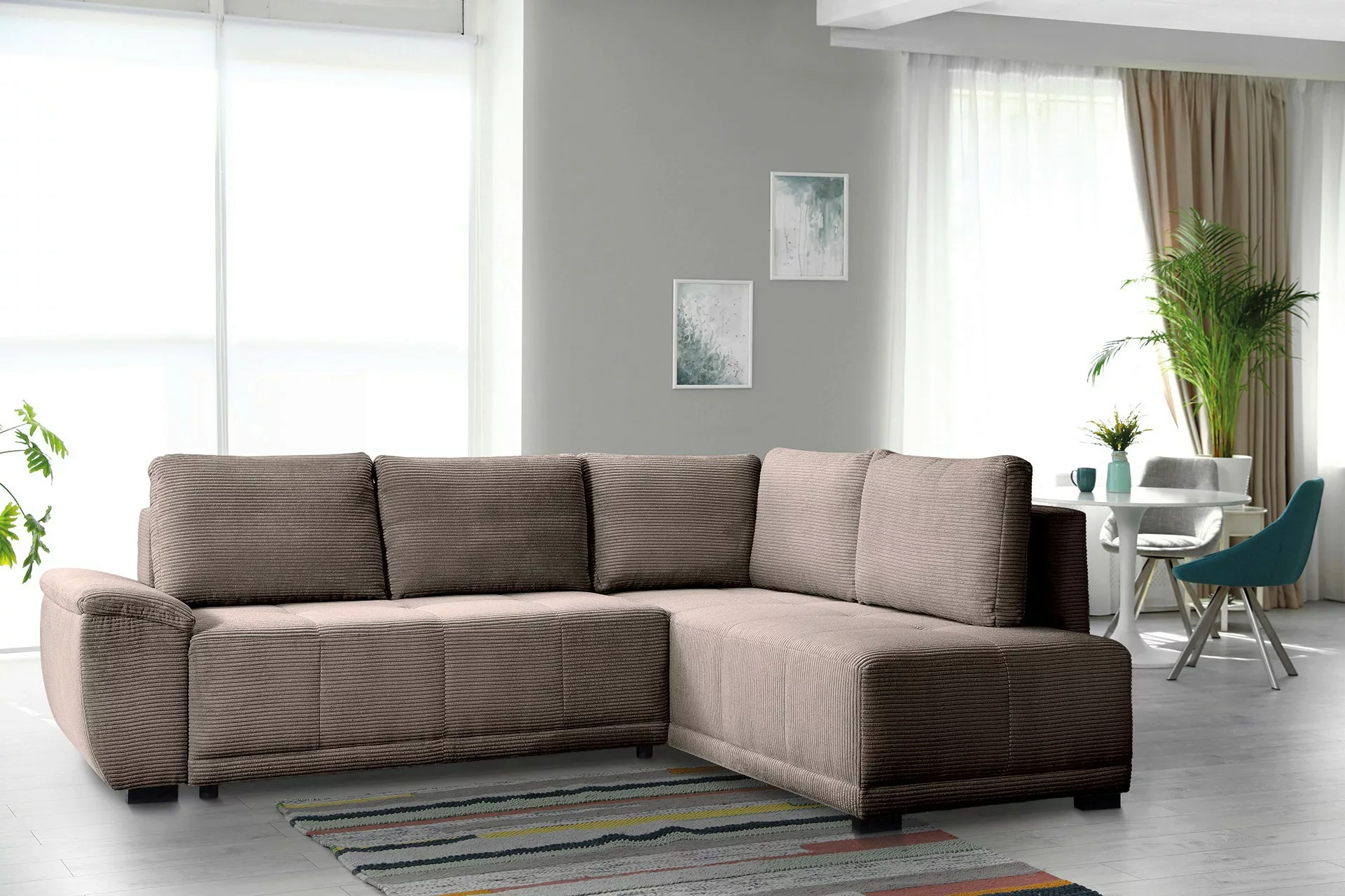 exxpo - sofa fashion Ecksofa "Elvis, aktuelles Design, toller Sitzkomfort, günstig online kaufen