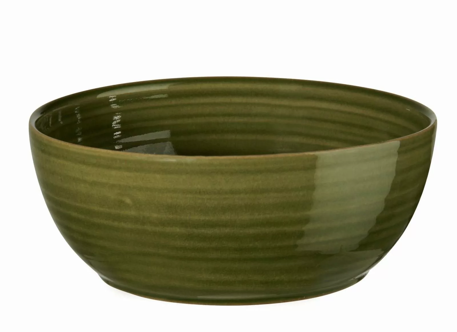 ASA SELECTION Schale  Poke Bowl ¦ grün ¦ Steinzeug ¦ Maße (cm): H: 7  Ø: 18 günstig online kaufen