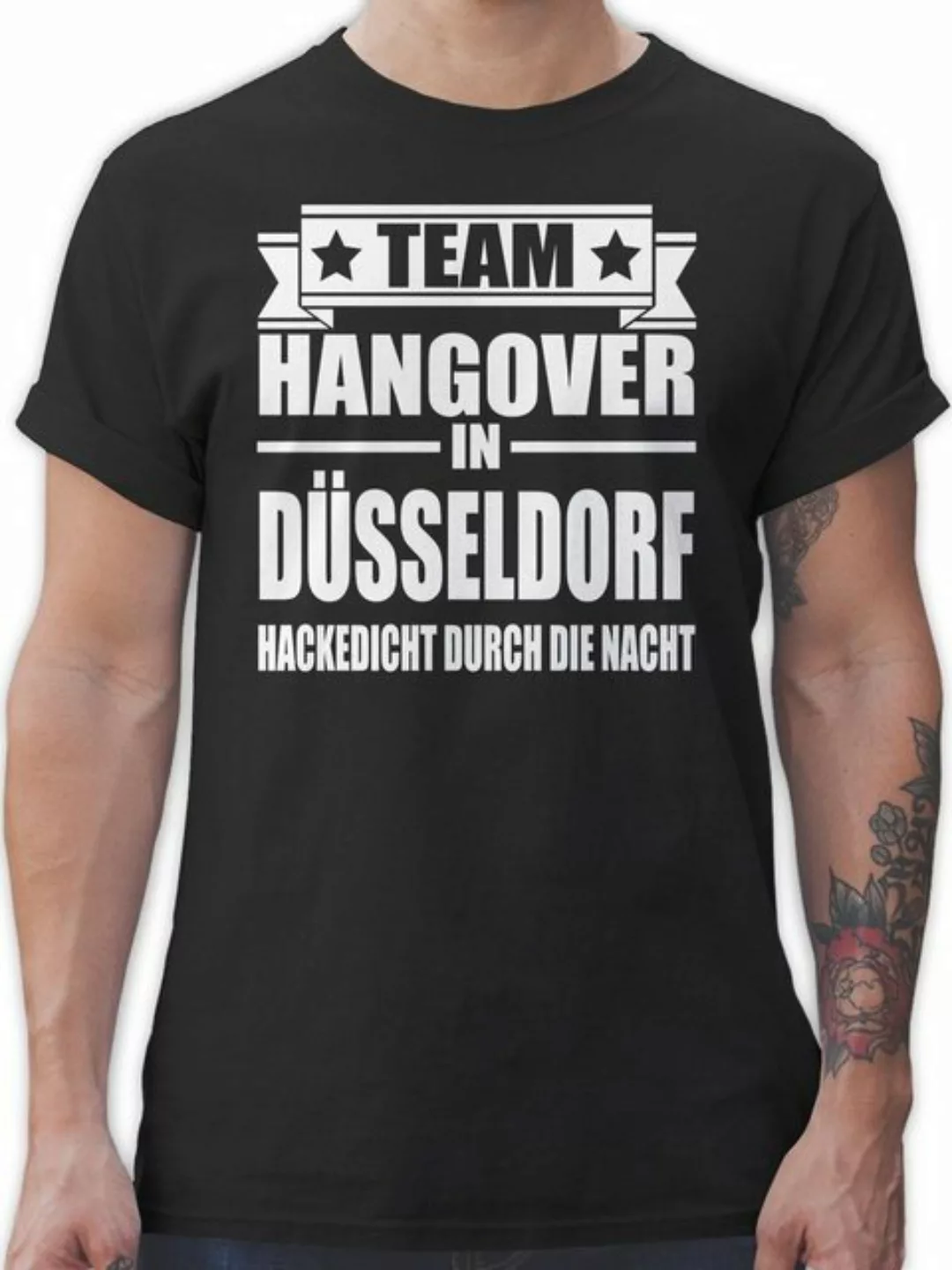 Shirtracer T-Shirt Team Hangover Düsseldorf JGA Männer günstig online kaufen