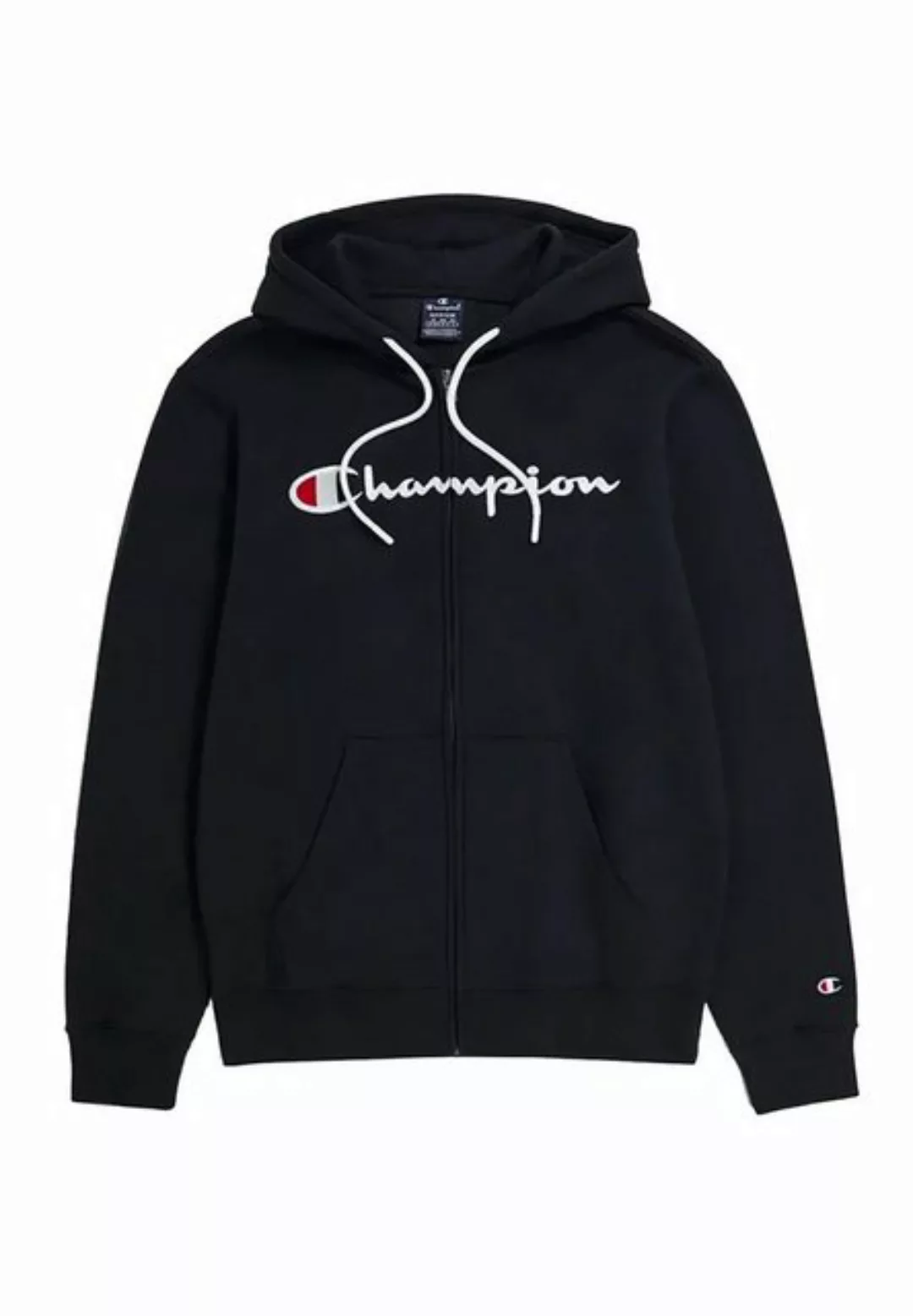 Champion Kapuzensweatshirt Champion Herren Zipper 219205 KK001 NBK Schwarz günstig online kaufen